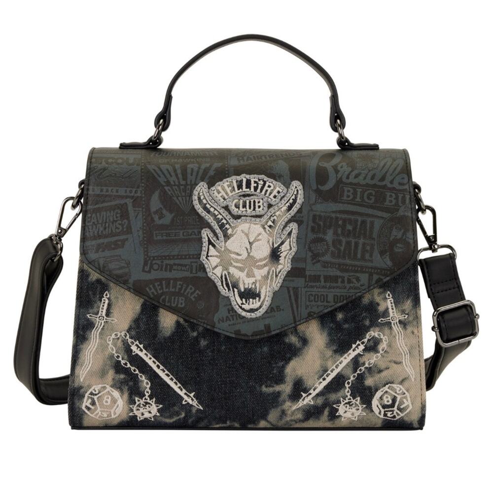 Loungefly Stranger Things 5 Hellfire Club Crossbody Bag NWT